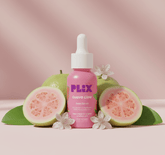 Plix 10% Vitamin C Guava Face Serum Mini 10ml - Brightening, Skin Clearing & Even - Toned Complexion with Hyaluronic Acid & Pentavittin - Agorge