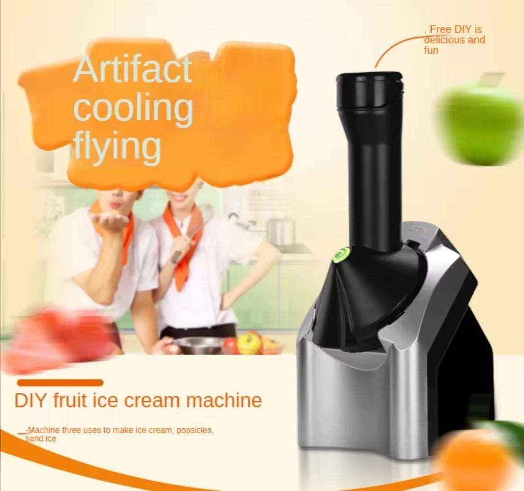 Automatic Ice Cream Maker – Electric Frozen Dessert & Fruit Yogurt Machine for Healthy Homemade Treats