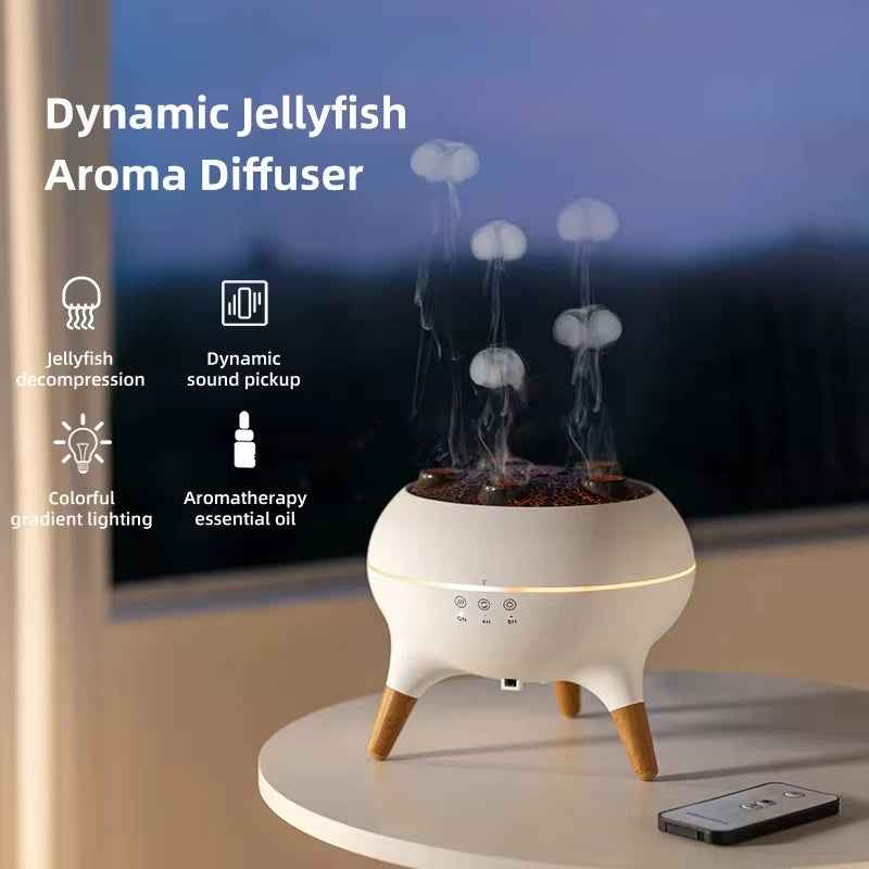 Flame Aromatherapy Essential Oil Diffuser – 250ML Air Humidifier for Home & Bedroom
