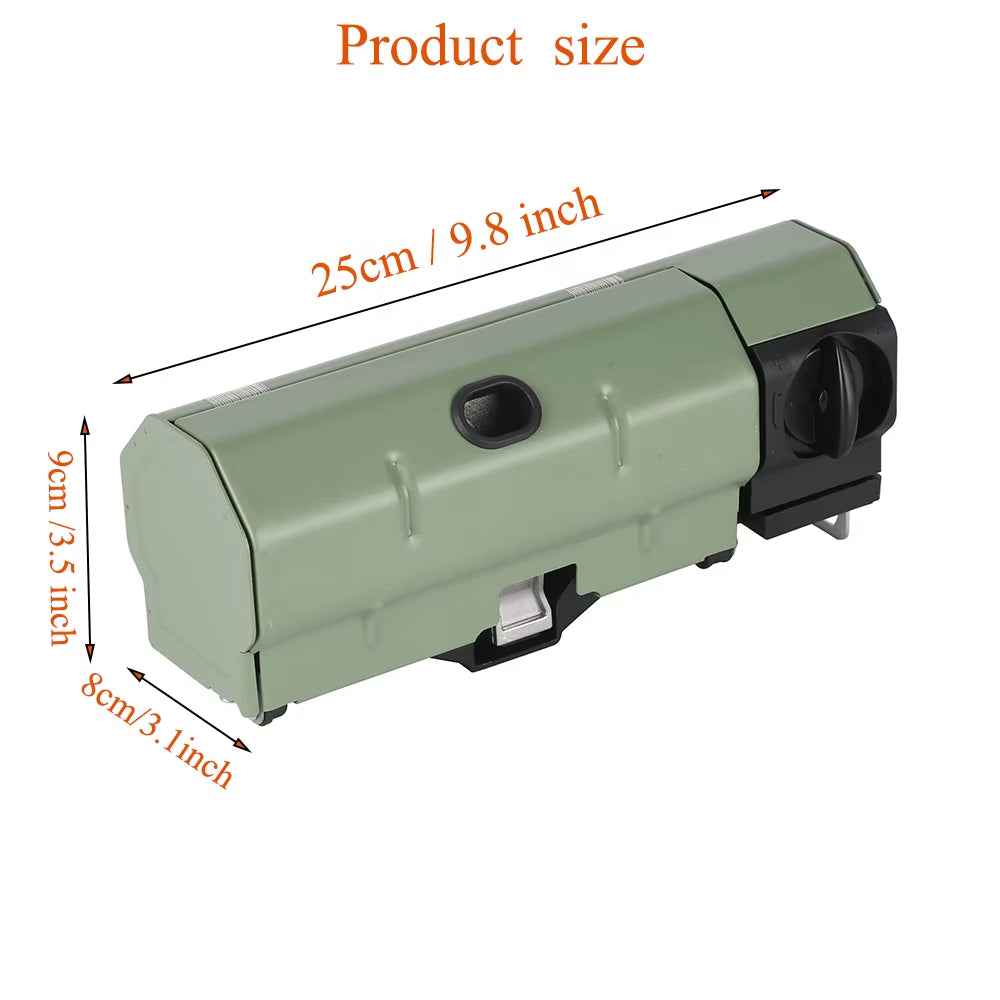 2600W Portable Folding Camping Gas Stove – Outdoor Cassette Burner for Hiking, BBQ & Travel Cooking