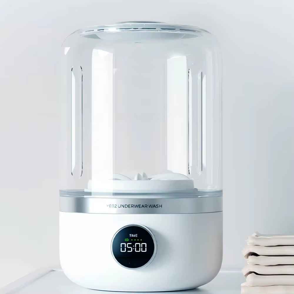 Wireless Mini Portable Washing Machine for Underwear & Socks - 1L Capacity