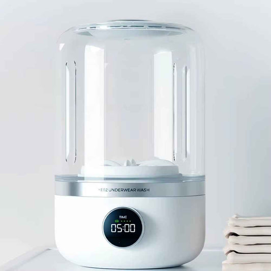 Wireless Mini Portable Washing Machine for Underwear & Socks - 1L Capacity