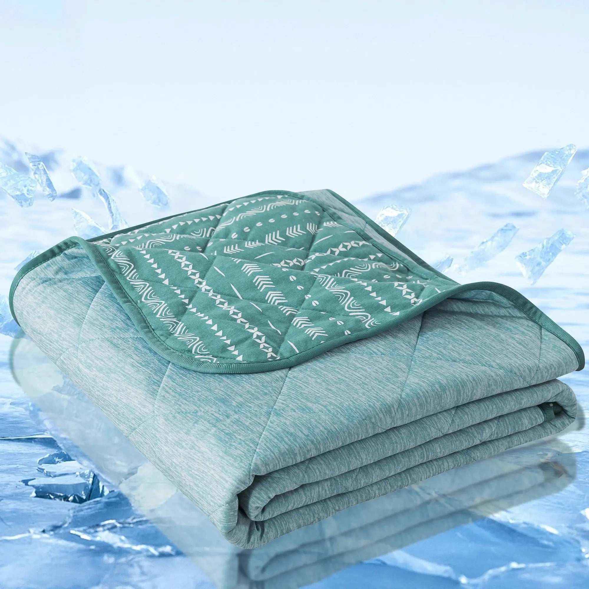 Cooling Throw Blanket – Ice Blanket for Summer & All-Season Comfort