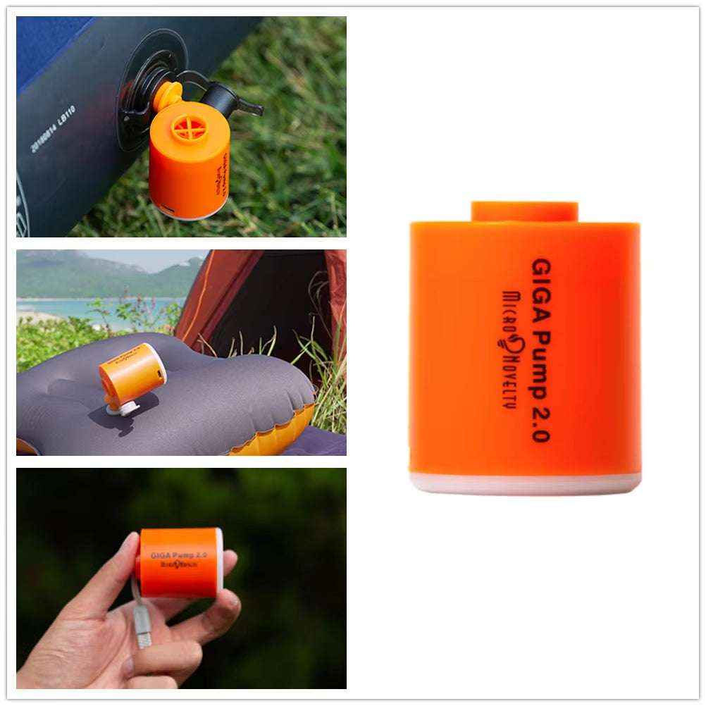 GIGA Pump 2.0 – 3-in-1 Portable Air Pump, Vacuum Deflator & LED Lantern for Outdoor & Home Use