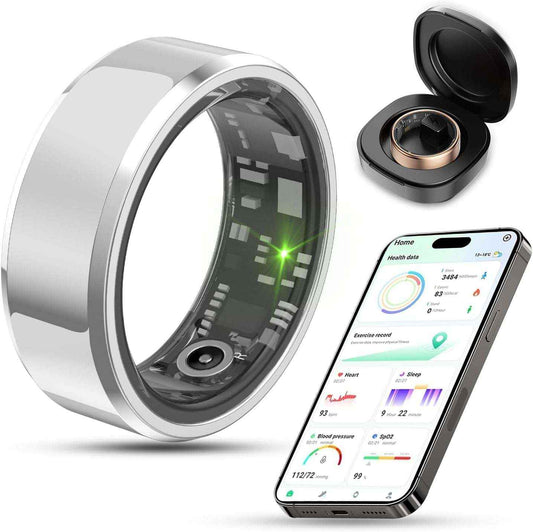 2025 Upgrade Smart Ring Health Tracker – Waterproof Fitness Ring with Sleep, Heart Rate & Activity Tracking