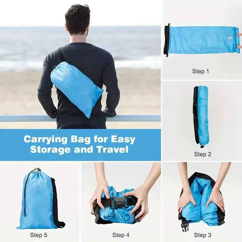 Inflatable Sofa Bed – Portable Outdoor Air Lounge Chair for Beach, Camping & Travel
