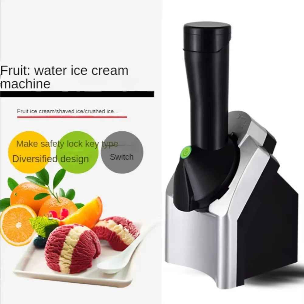Automatic Ice Cream Maker – Electric Frozen Dessert & Fruit Yogurt Machine for Healthy Homemade Treats
