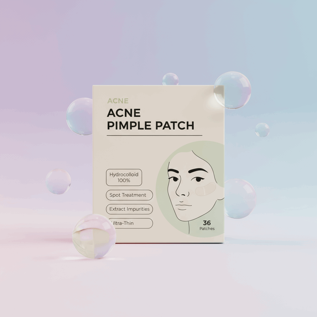 Acne Pimple Patch Spot Treatment - Hydrocolloid Transparent Pimple Patches 36pcs - Agorge