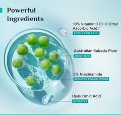 Pilgrim 10% Vitamin C Face Serum (10 ml) - Brightening & Anti-Aging Facial Serum with Kakadu Plum Extract