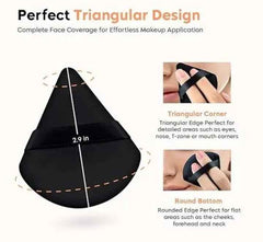 3 in 1 Concealer & 3 Pcs Fingertip Puff Combo - Professional Coverage Foundation with Multi-Use Applicators