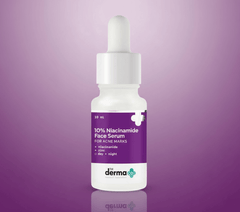 The Derma Co. 10% Niacinamide Serum 10ml - Pore Minimizing & Brightening Facial Serum with Hyaluronic Acid - Agorge
