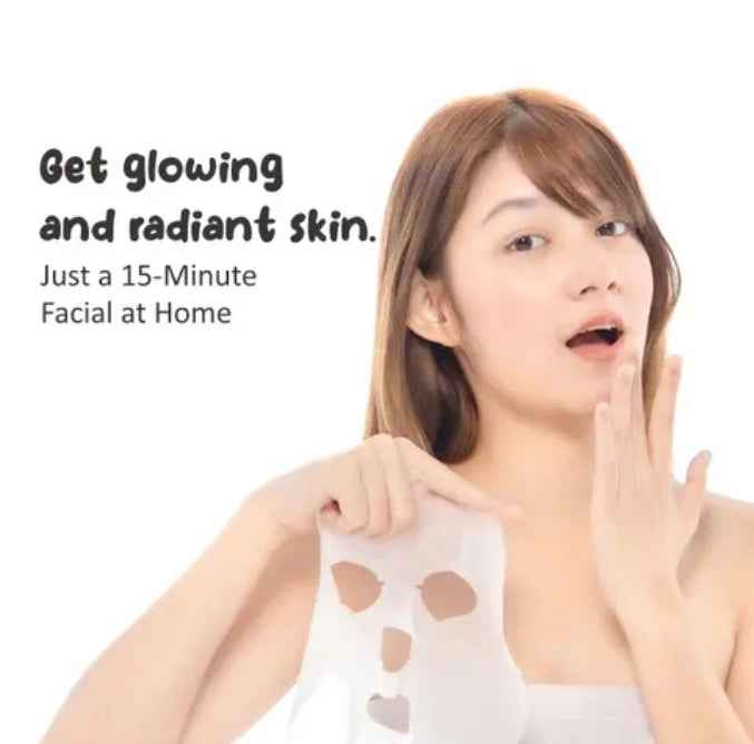 MasKing Facial Sheet Mask Combo Pack of 6 | Korean Hydrating Face Masks | Cucumber, Pomegranate, Vitamin - C, Aloe Vera, Honey & Kiwi | Instant Glow & Brightening | For All Skin Types - Agorge