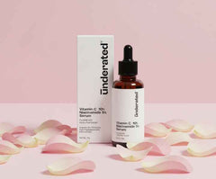 Underrated Vitamin C 10% + Niacinamide 5% Brightening Serum – Fades Dark Spots, Anti - Aging & Antioxidant Protection – 30g - Agorge