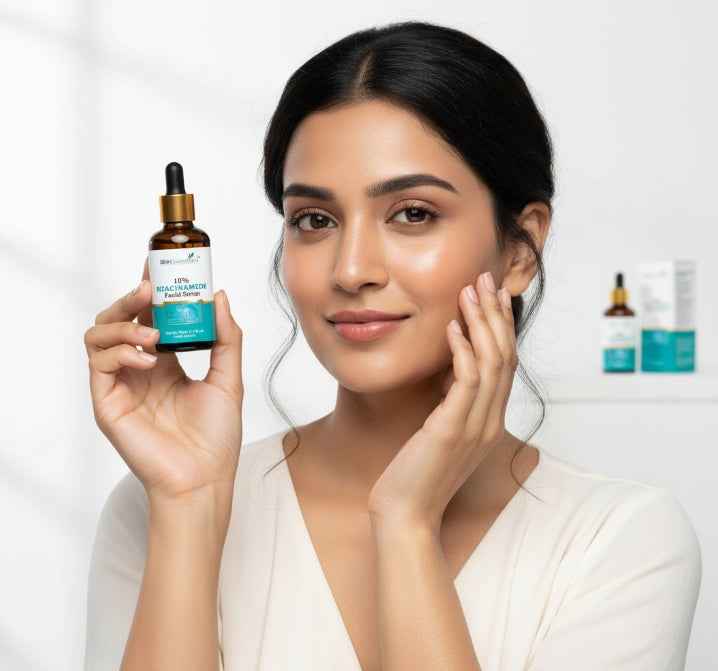 She Essentials 10% Niacinamide Facial Serum – Oil Control, Brightening & Repair For All Skin Types 30ml - Agorge